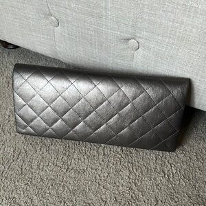 Quilted Bronze Clutch